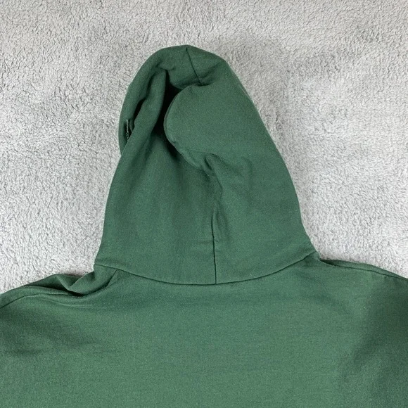 Northeastern State RiverHawks Hoodie Mens 3XL Green Champion NSU Sweatshirt - Picture 12 of 13